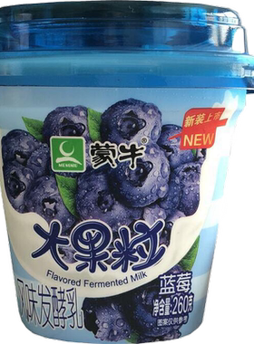 蒙牛大果粒260g蓝莓风味发酵乳