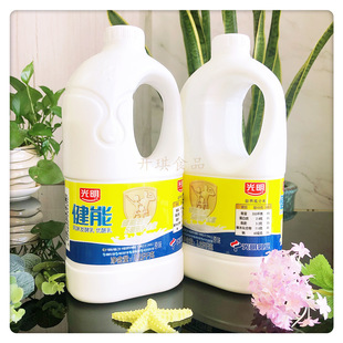 光明健能风味发酵乳低温益生菌酸奶1.25kg家庭装 牛奶水果捞早餐