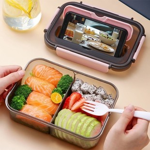 减肥餐盒分格便携家用网红减脂期健身定量餐盒可微波一人食分餐盒
