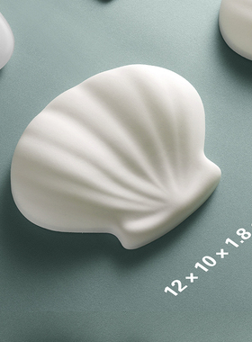 FTTOT纯色贝壳硅胶护腕鼠标垫 记忆棉键盘手托手腕垫女生滑鼠垫