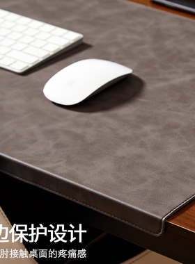 FTTOT扣挂边书桌垫 折边护肘儿童学生写字台垫办公电脑鼠标键盘垫