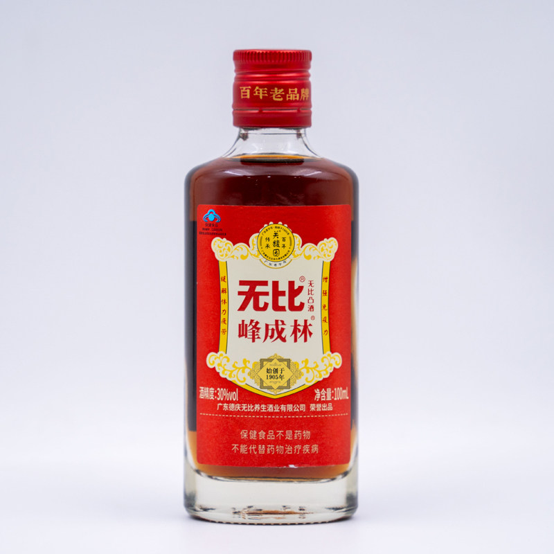无比无比凸酒峰成林100ml*24瓶30度敬父母植物配方保健酒整箱装