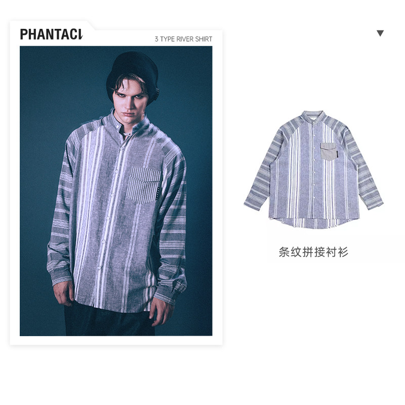 PHANTACi范特西周杰伦潮牌 TYPE RIVER SHIRT 夏季长袖衬衫男款,男装,衬衫,淘宝优惠券,粉丝福利购,淘宝优惠卷
