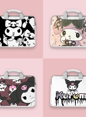 适用华为14寸手提电脑包女matebook13可爱联想小新air15笔记本包拯救者r700015.6寸惠普星笔记本苹果mac13.3