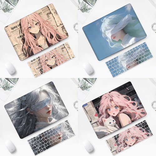 卡通动漫华为matebook14/13电脑保护壳适用D14笔记本D16全套SE版外壳荣耀magicbook14磨砂Xpro防摔14S保护套