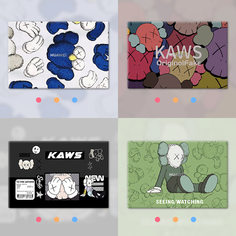 芝麻街笔记本电脑贴纸适用华硕a豆14惠普战6615.6寸保护膜联想拯救者y7000系列小新pro16苹果mac13.3英寸贴膜