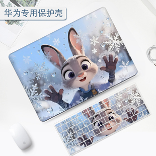 朱迪和尼克华为matebook16S保护壳适用2025款14.2寸笔记本D16电脑Xpro外壳荣耀magicbook15卡通14S防摔保护套