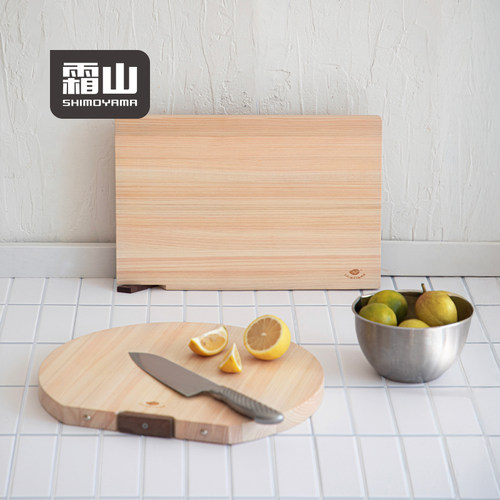 霜山桧木砧板复古托盘