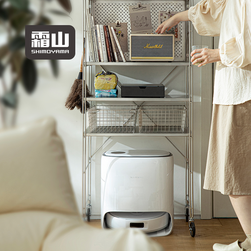 扫地机器人置物架落地多层收纳架