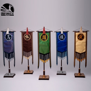 三国演义 五虎将原创搭配摆件1 4五虎战旗 开天工作室