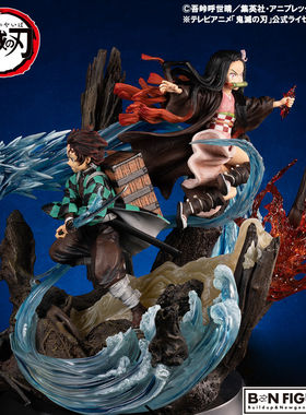 【开天工作室】BNFIGURE匠鬼灭之刃生生流转炭治郎祢豆子雕像手办