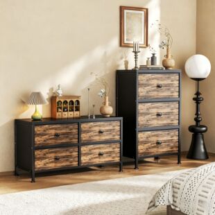 钢制多格柜体无纺布抽屉斗柜电视机柜餐边柜分体抽屉可拆卸多组合