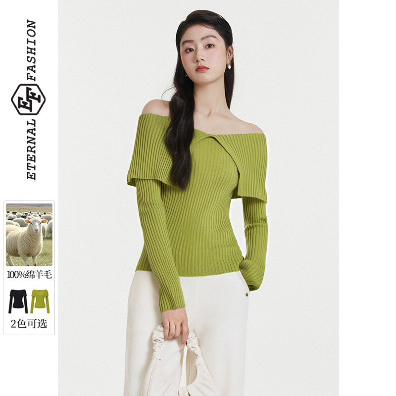 春季新款小清新显瘦针织套衫