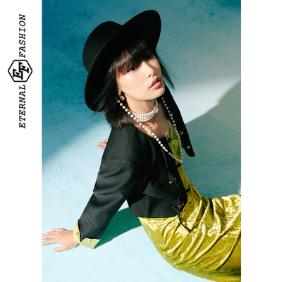 复古百搭小个子开衫上衣