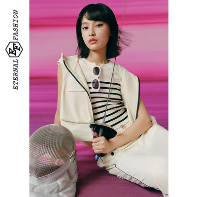 时尚马甲半身裙两件套