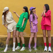 宽松男女休闲短袖 春夏纯色潮牌百搭情侣T恤半袖 FREI 2025新款