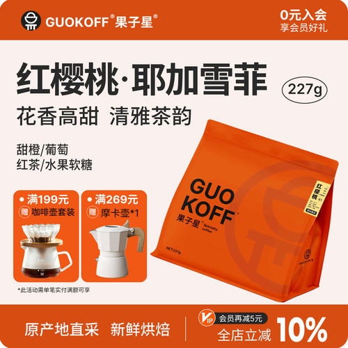 中度不一样风味耶加雪菲咖啡豆