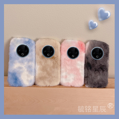 2026适用vivoy500手机壳y300pro/y200gt新款y100i女款y100+/c/t毛绒y97十y93s水彩y85渐变色y83黑色的y81硅胶