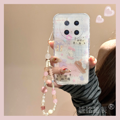 2025新款适用华为mate70pro手机壳优享版60pro十70rs星星50rs保时捷+30小狗20x卡通带挂绳的9夏天ins风8女40e