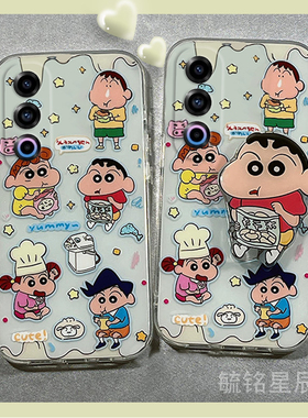 新款动漫蜡笔小新适用魅族21Note手机壳20pro透明18硅胶的21infinity无界版带支架16thPlus防摔17男21/16/X/s