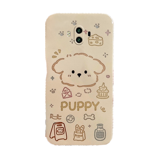 新款可爱涂鸦小狗适用华为Mate10Pro手机壳Mate9pro透明Mate8硅胶的保护套全包链条腕带挂绳防摔卡通女生网红