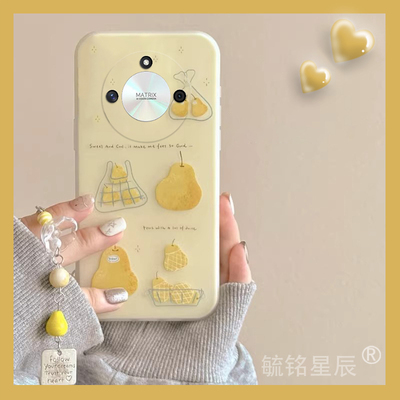 适用华为荣耀x70i手机壳x60i+新品x50i十x40gt竞速版x30max油画x20se雪梨x10透明的x9c软硅胶套x9b情侣x7独特