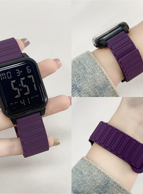 2025新款手表女款学生初高中只看时间防水儿童女孩智能手环电子表