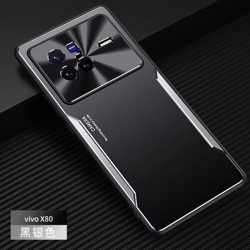 vivo手机壳X80金属散热磨砂新款