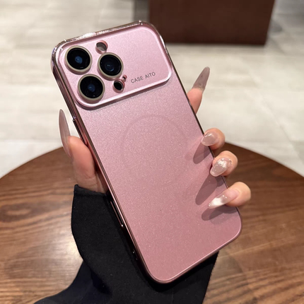 【秒变17镜头】适用苹果16promax手机壳新款iphone15pro磁吸充电14pro全包13超薄磨砂大视窗保护套简约男女