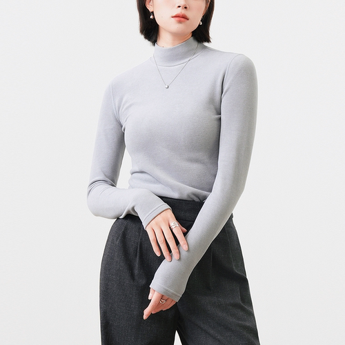 双面布德绒打底秋衣秋裤圆领中领