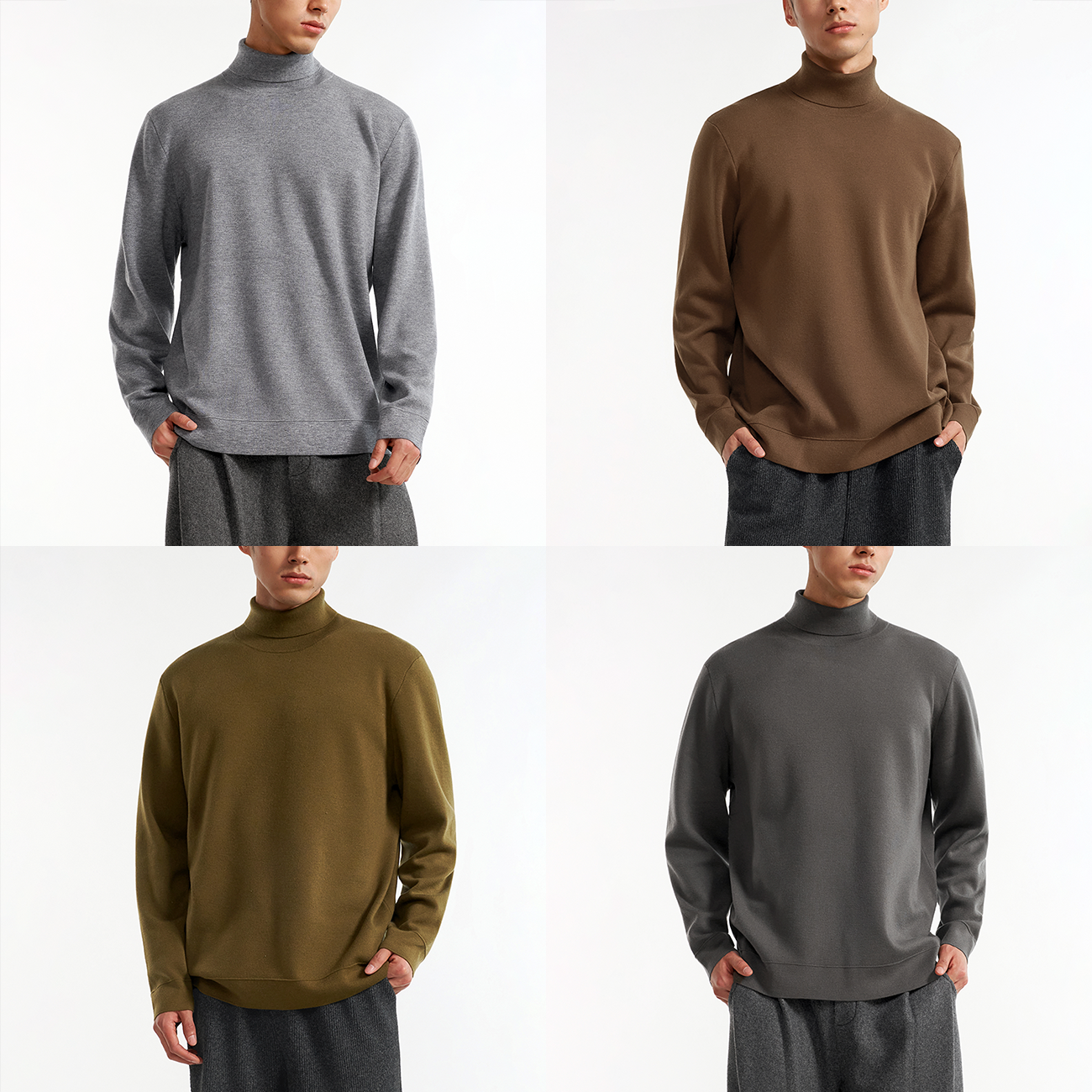 圆领/高领丝光羊毛混纺针织衫 柔软细腻 亲肤保暖 男款可机洗毛衣,男装,针织衫/毛衣,淘宝优惠券,粉丝福利购,淘宝优惠卷