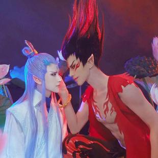 动漫哪吒cos服哪吒cosplay衣服敖丙漫展服装全套假发男