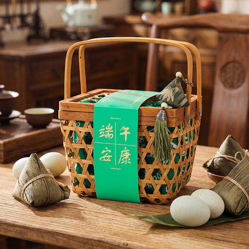 端午节包装盒2026新款端午礼盒空盒子手提端午粽子盒咸鸭蛋礼物盒