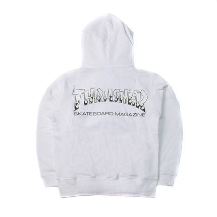 【THRASHER官方】JLP日版 BBQ ZIP HOOD SWEAT 拉链连帽卫衣帽衫