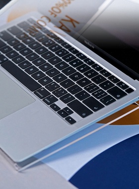 Mackbook苹果笔记本支架13.3寸14/15.6亚克力透明桌面散热增高架