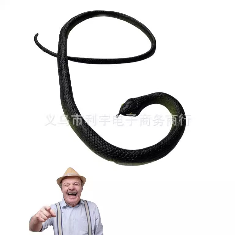 跨境新品Snake Prank with String Clip 线圈夹子高尔夫恶作剧蛇