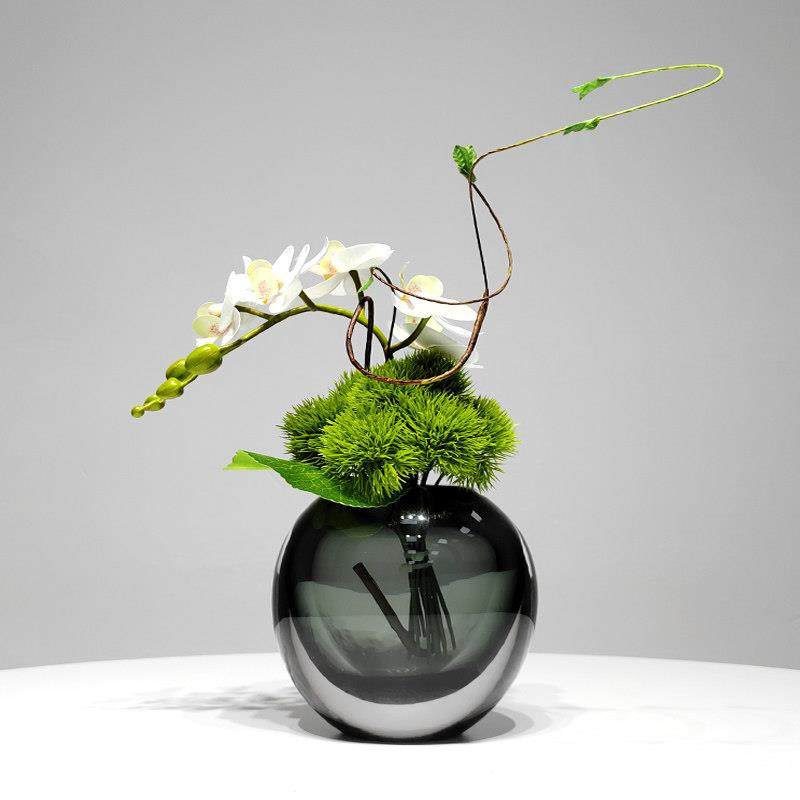 现代轻奢仿真绿植花艺洽谈桌售楼部样板房间茶几客厅餐桌高端摆件,家居饰品,仿真花/假花,淘宝优惠券,粉丝福利购,淘宝优惠卷