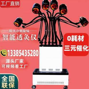 润芯源明火艾灸排烟机温灸无烟悬灸扶阳透灸熏蒸仪器随身艾绒灸具