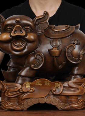 带来财富和宝藏生肖猪装饰对工艺品创意可爱客厅电视柜大型家装吉