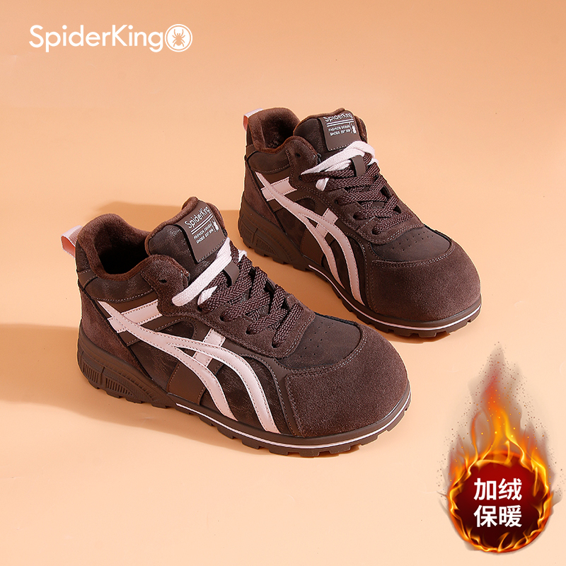 蜘蛛王女鞋2025冬季新款休闲板鞋