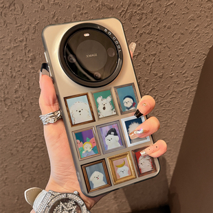 网红爆款 高级感男mate50全包防摔pro渐变磨砂m40女款 mate70可爱潦草小狗m70pro 适用华为mate60pro手机壳新款