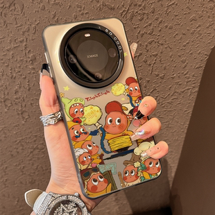 适用华为mate60pro新款 网红爆 手机壳你超棒星星人mate70pro磨砂保护套mate70高级感m60全包mate40防摔m50女款