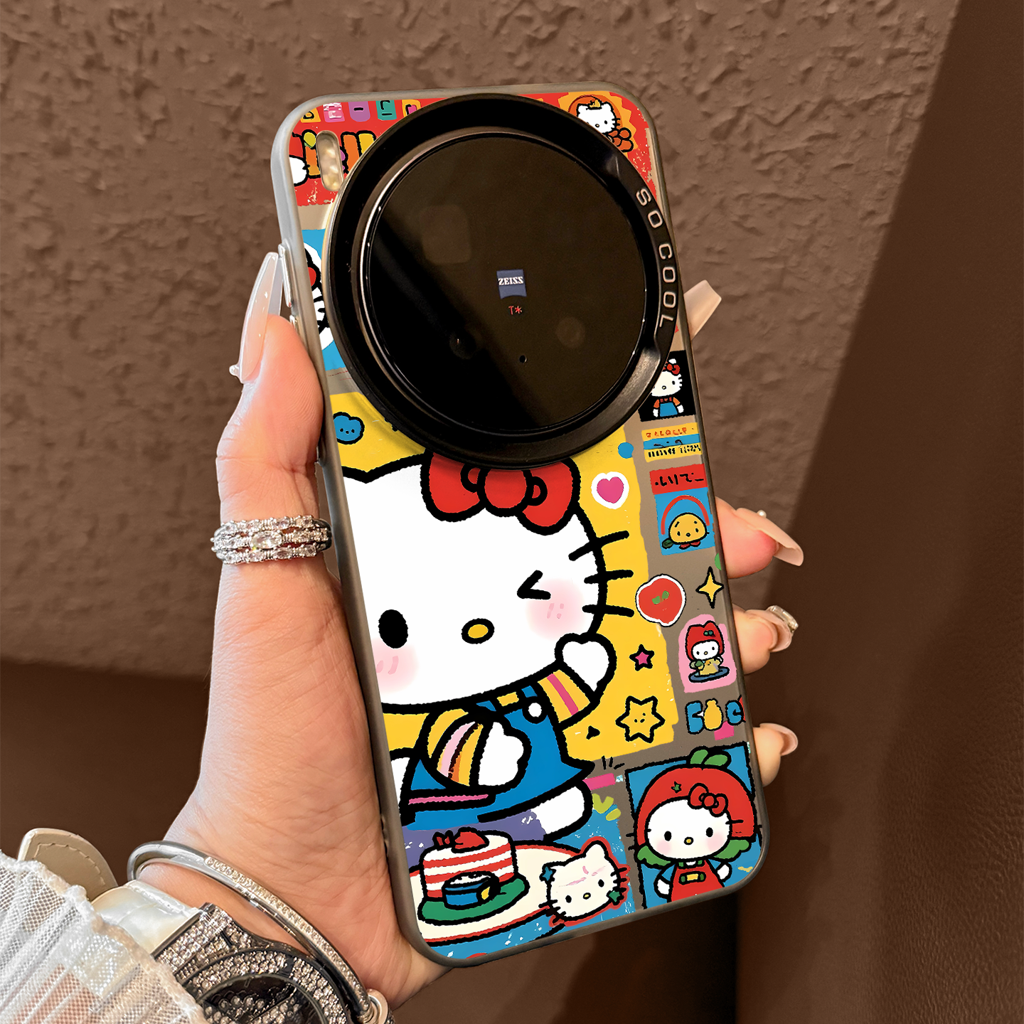 适用vivox300创意蛋糕kt猫手机壳