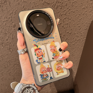 渐变磨砂网红 硅胶m40小众女款 适用华为mate60pro手机壳新款 mate70卡通星星人mate50高级感mate70pro全包防摔
