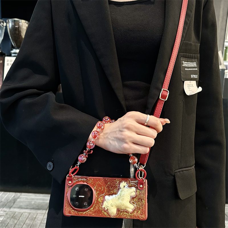 xfold5金箔国潮有钱折叠手机壳