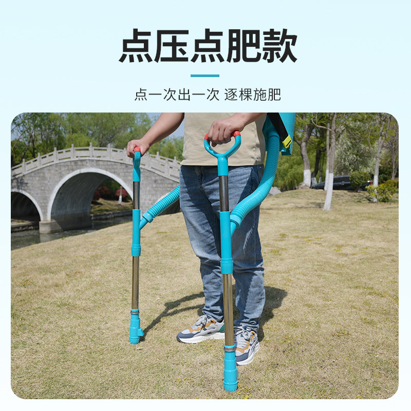 新疆西藏包邮农用玉米施肥器追肥器手动洒播撒丢放肥料点肥桶神器