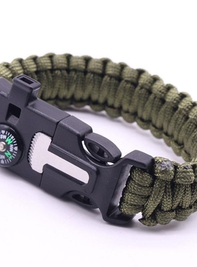 户外手环战术伞绳求生多功能