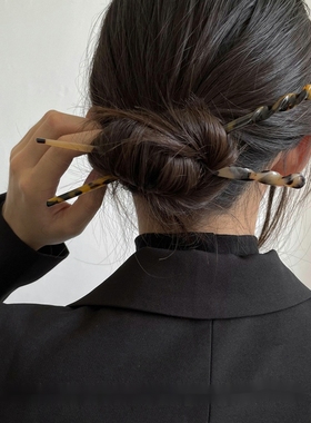 人鱼姬醋酸发簪女旗袍简