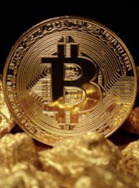 金币Bitcoin仿比特硬币金币仿比特b外国硬币纪念币狗狗币金币礼物