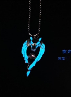 复古街头项链男酷潮夜光